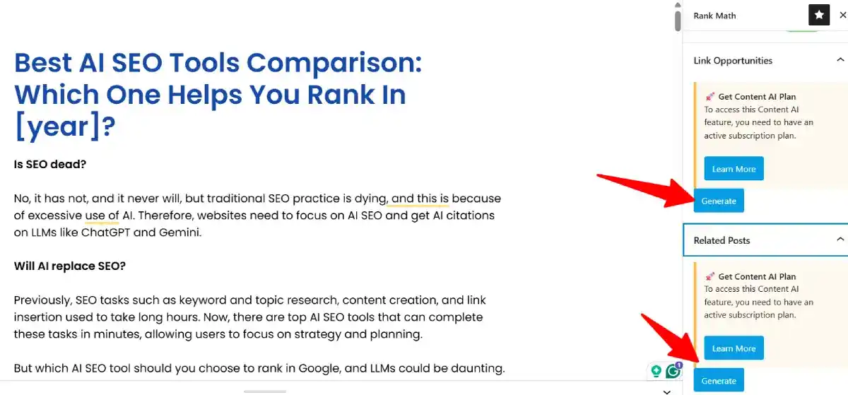 rank math ai seo tools link suggestions rank math ai seo tools link suggestions