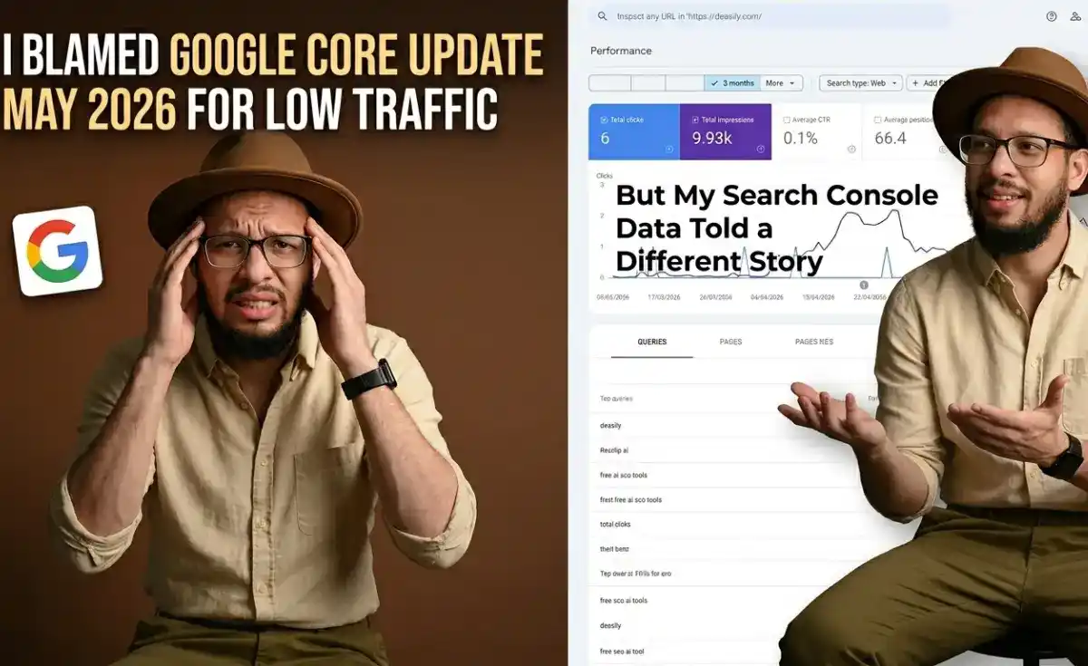 what google core update may 2026 did to my site was shocking