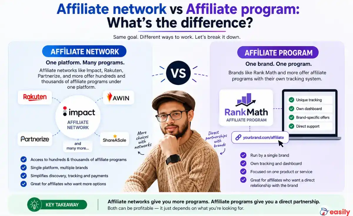 affiliate network vs ai affiliate program